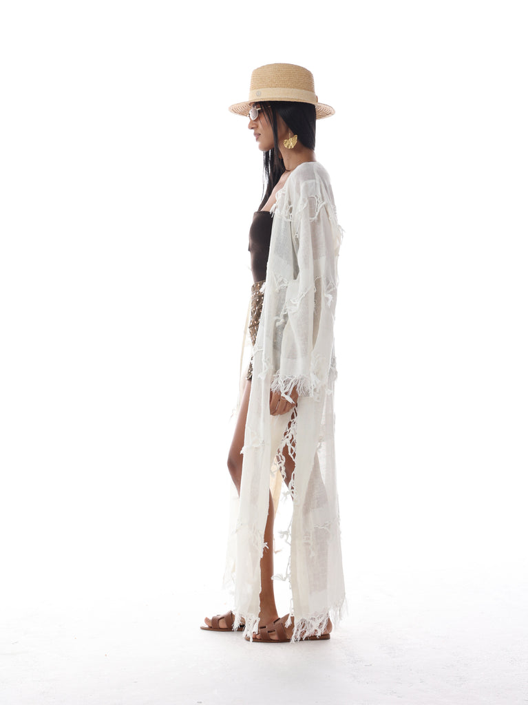 White Fringe Lace