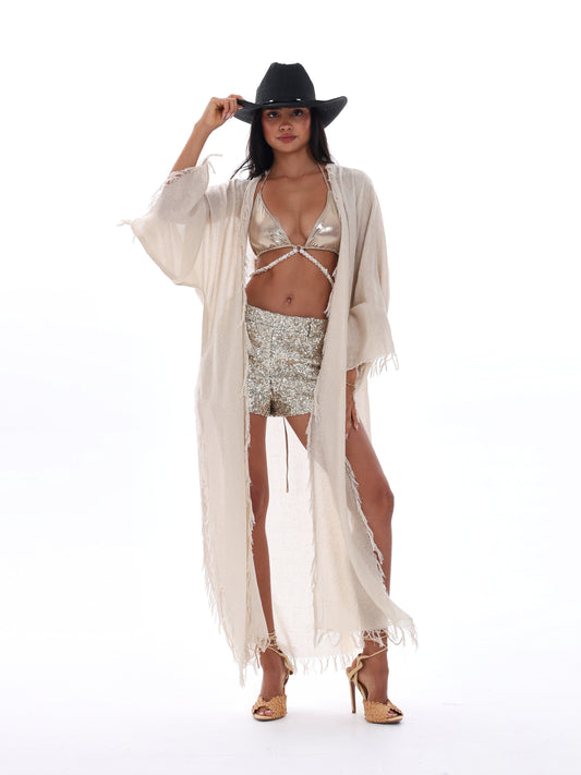 CREAM FRINGE